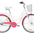Велосипед городской Aist Avenue 1.0 "17-рама, 26" бело-розовый